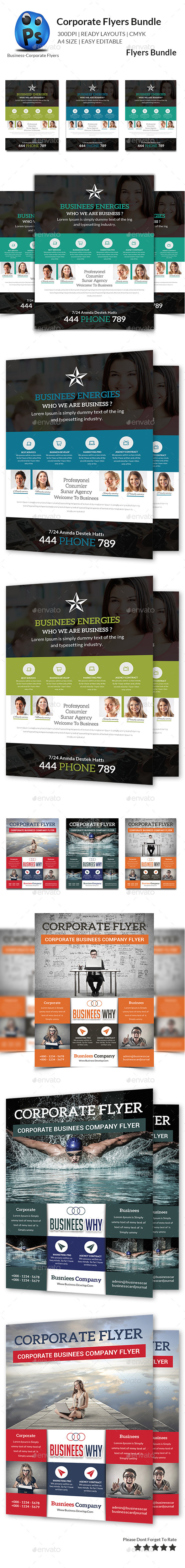 GraphicRiver Corporate Business Flyer Bundle 10985540 GraphicRiver Corporate Business Flyer Bundle 10985540