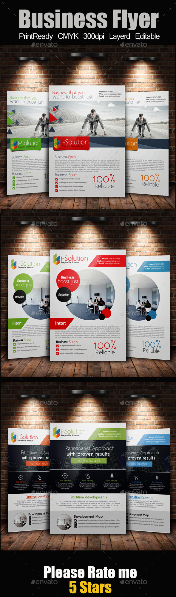 GraphicRiver A4 Business Flyer Bundle 10985881 GraphicRiver A4 Business Flyer Bundle 10985881