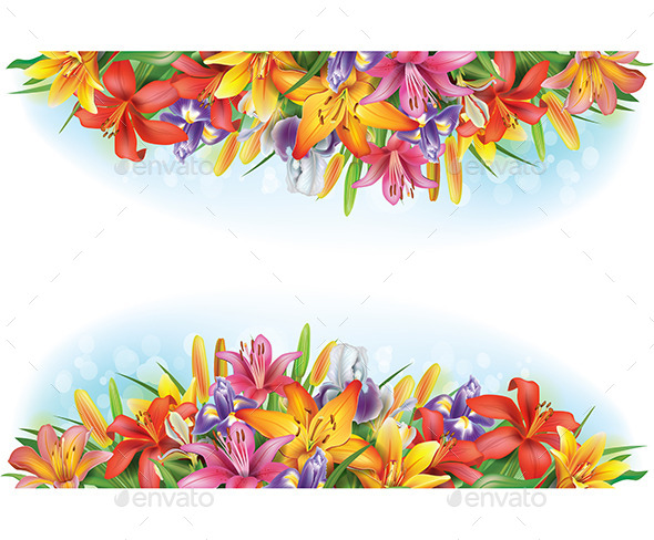 GraphicRiver Banners of Flowers 10985966 GraphicRiver Banners of Flowers 10985966