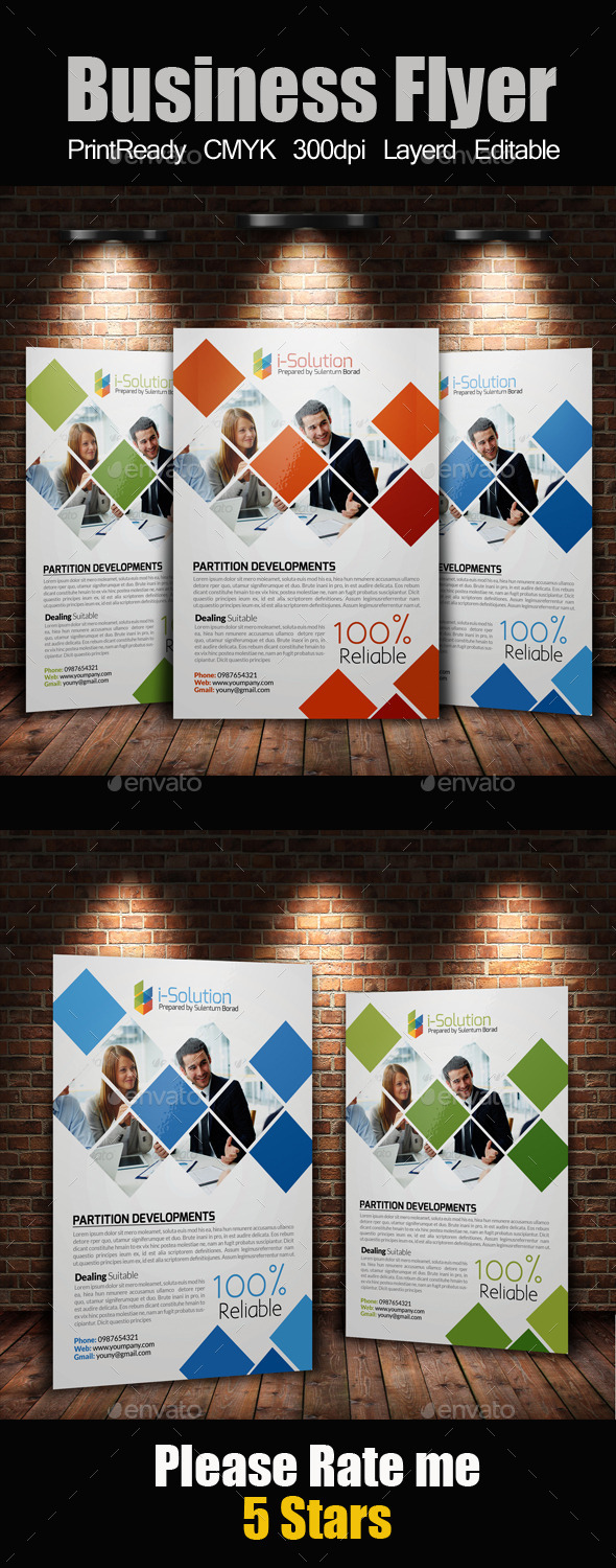 GraphicRiver A4 Business Flyer Template 10986434 GraphicRiver A4 Business Flyer Template 10986434