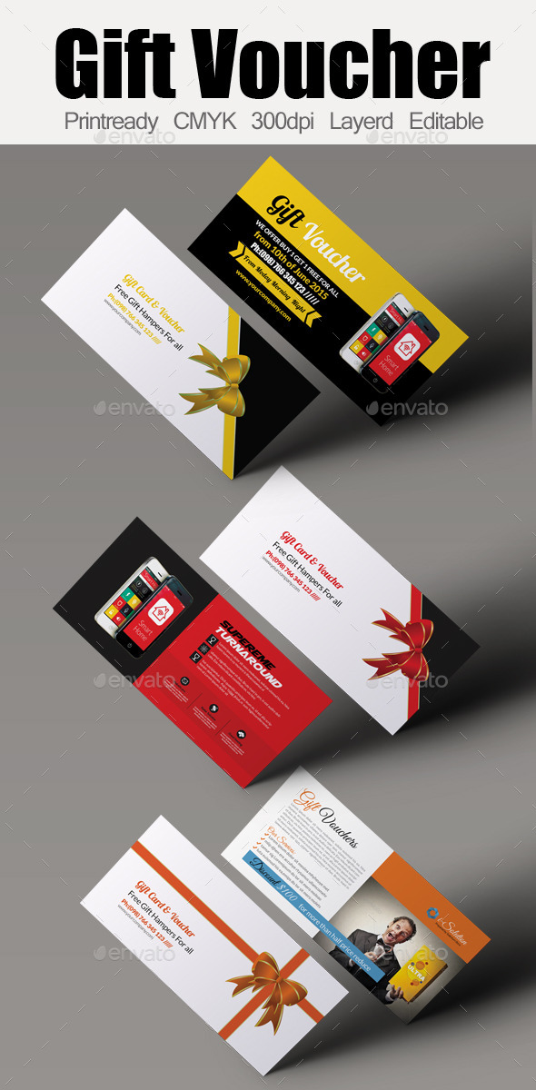 GraphicRiver Mobile Apps Gift Voucher Bundle 10986536 GraphicRiver Mobile Apps Gift Voucher Bundle 10986536