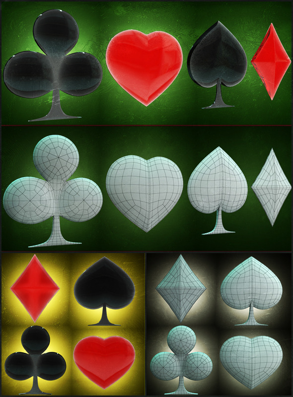3DOcean Signs of Cards 3D models 10987632 3DOcean Signs of Cards 3D models 10987632