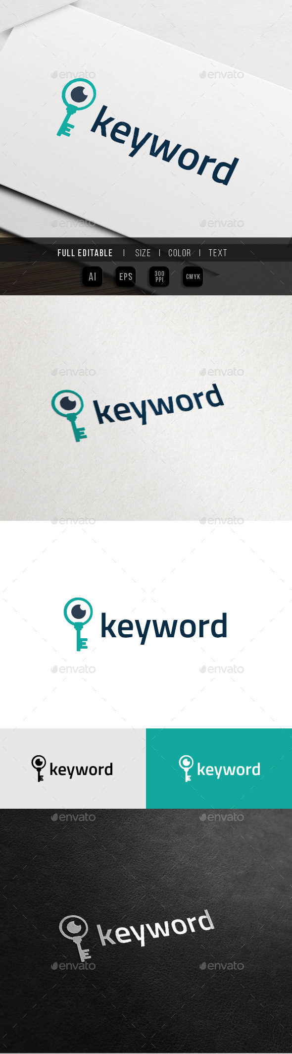 GraphicRiver Search Keyword SEO Expert Key Eye Logo 10988027 GraphicRiver Search Keyword SEO Expert Key Eye Logo 10988027