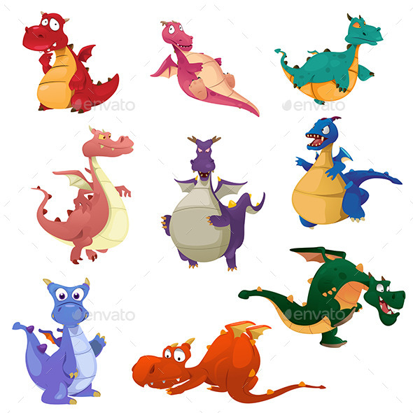 GraphicRiver Dragon Icons 10988210 GraphicRiver Dragon Icons 10988210