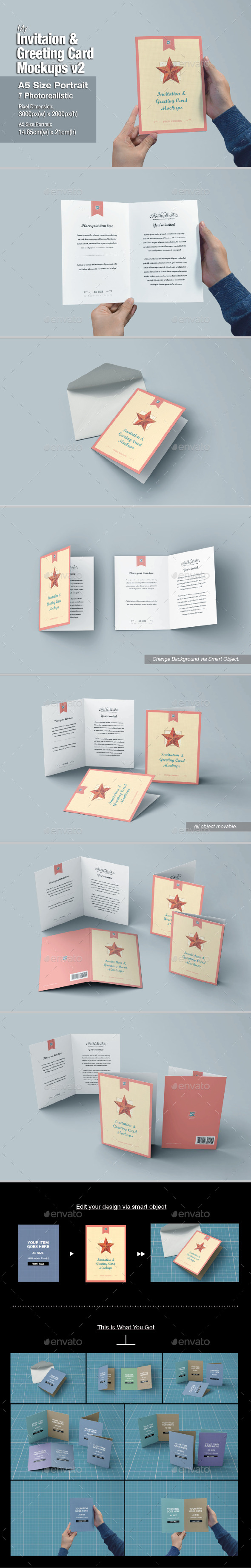 GraphicRiver myGreeting Card Mock-up v2 10988459 GraphicRiver myGreeting Card Mock-up v2 10988459