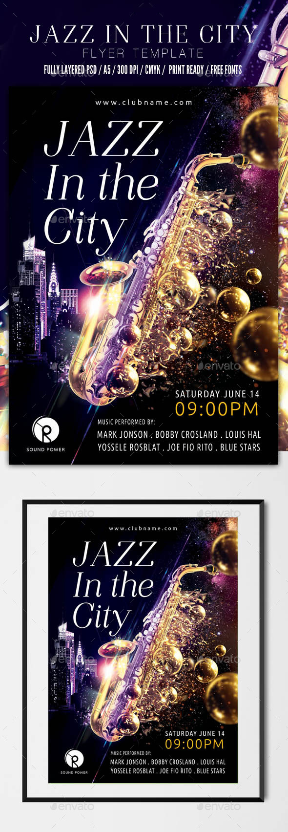 GraphicRiver Jazz in The City Flyer Template 10988546 GraphicRiver Jazz in The City Flyer Template 10988546