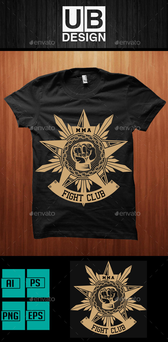GraphicRiver Mix Martial Art T-Shirt Design 10988611 GraphicRiver Mix Martial Art T-Shirt Design 10988611