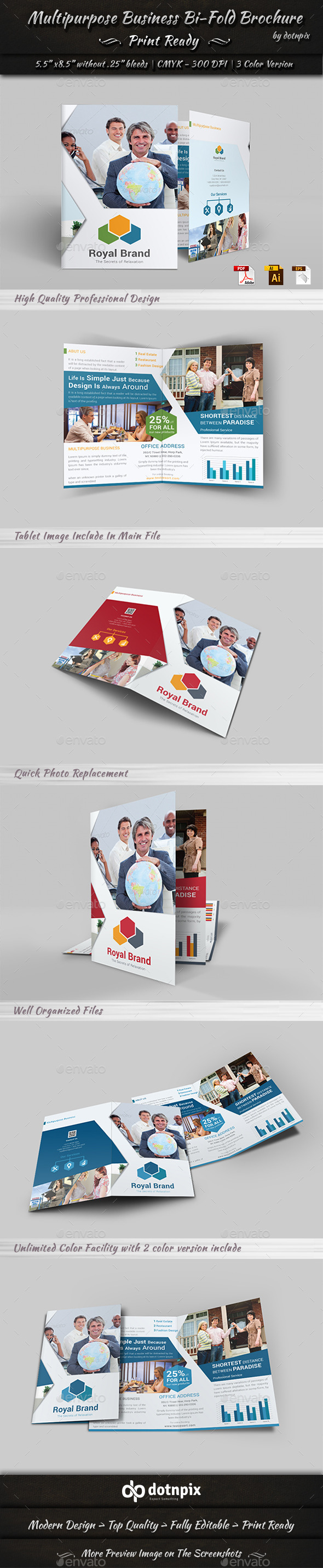 GraphicRiver Multipurpose Business Bi-Fold Brochure 10989122 GraphicRiver Multipurpose Business Bi-Fold Brochure 10989122