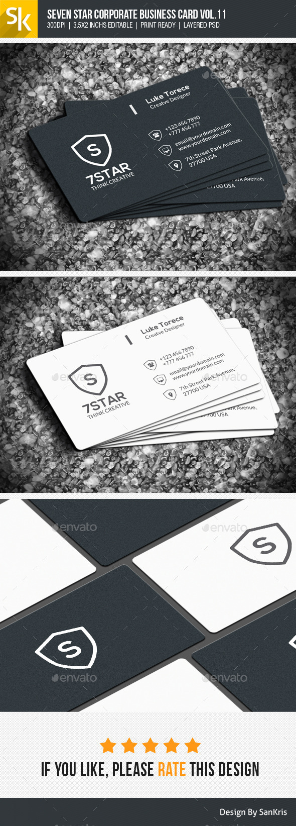 GraphicRiver Seven Star Corporate Business Card Vol.11 10990900 GraphicRiver Seven Star Corporate Business Card Vol.11 10990900