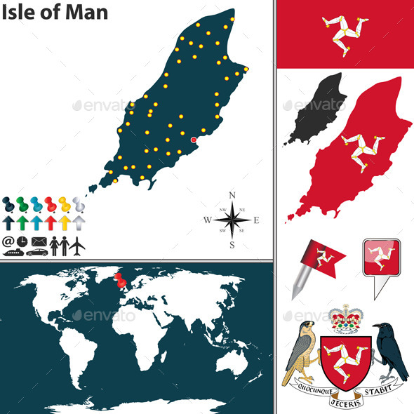 GraphicRiver Map of Isle of Man 10991746 GraphicRiver Map of Isle of Man 10991746