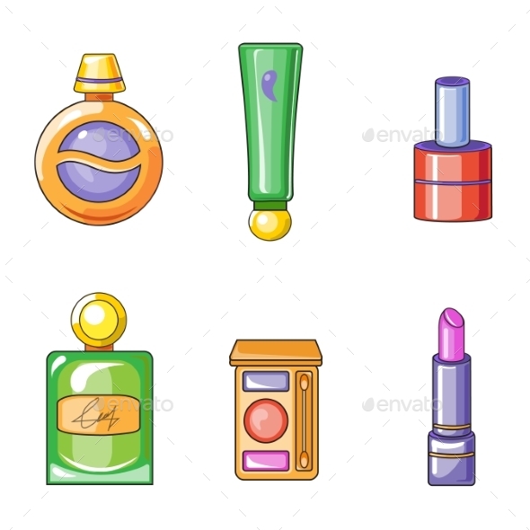 GraphicRiver Set of Flat Beauty and Makeup Icons 10991778 GraphicRiver Set of Flat Beauty and Makeup Icons 10991778