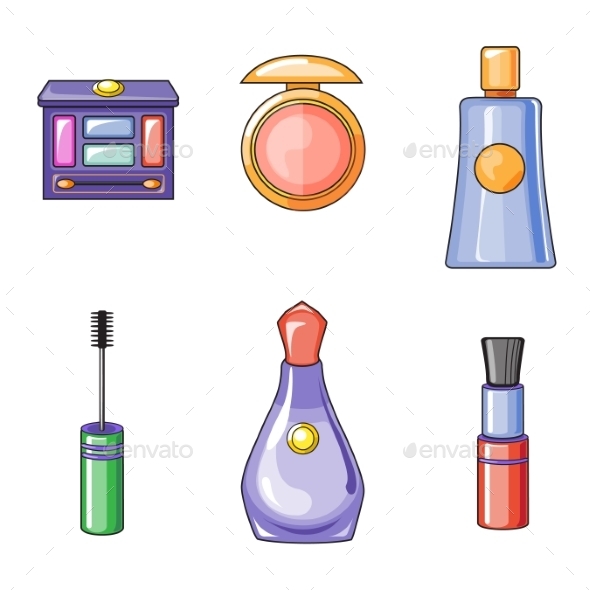 GraphicRiver Set of Flat Beauty and Makeup Icons 10991780 GraphicRiver Set of Flat Beauty and Makeup Icons 10991780
