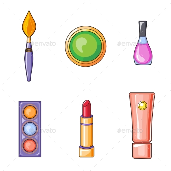 GraphicRiver Set of Flat Beauty and Makeup Icons 10991781 GraphicRiver Set of Flat Beauty and Makeup Icons 10991781