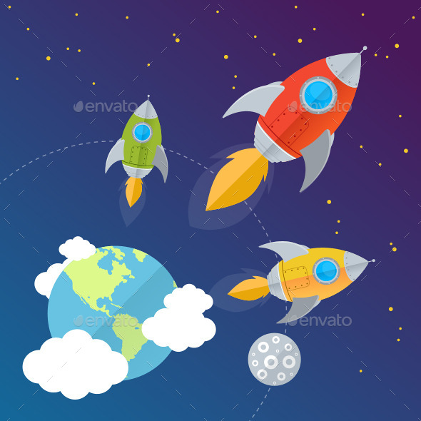 GraphicRiver Rockets 10991797 GraphicRiver Rockets 10991797