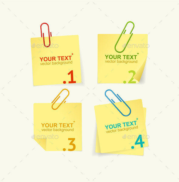 GraphicRiver Yellow Paper with Pins 10991812 GraphicRiver Yellow Paper with Pins 10991812