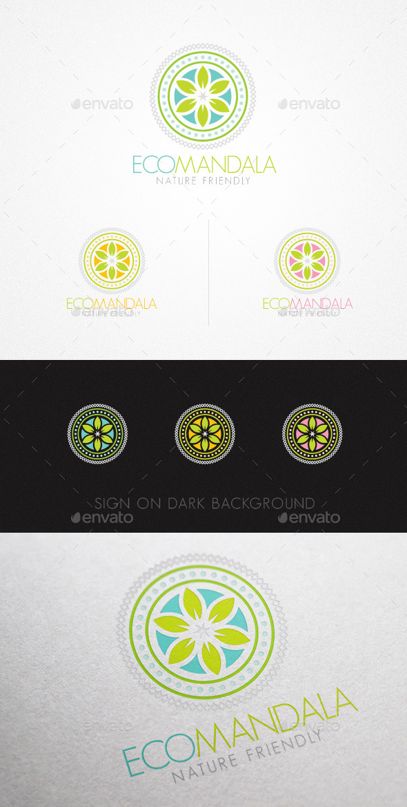GraphicRiver Eco Mandala Holistic Natural Creative Logo 10993259 GraphicRiver Eco Mandala Holistic Natural Creative Logo 10993259