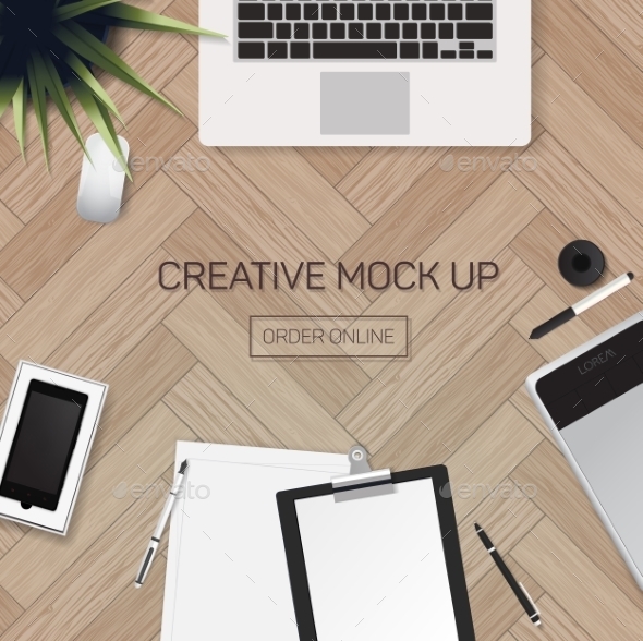 GraphicRiver Office Workplace 10994405 GraphicRiver Office Workplace 10994405
