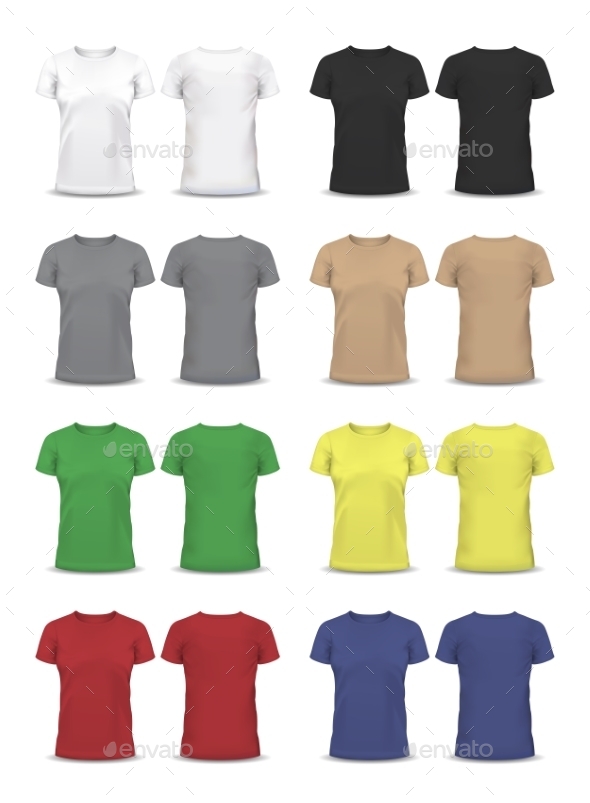 GraphicRiver Men and Womens T-Shirt 10994559 GraphicRiver Men and Womens T-Shirt 10994559