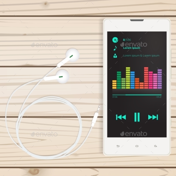 GraphicRiver Mobile Audio App 10994643 GraphicRiver Mobile Audio App 10994643