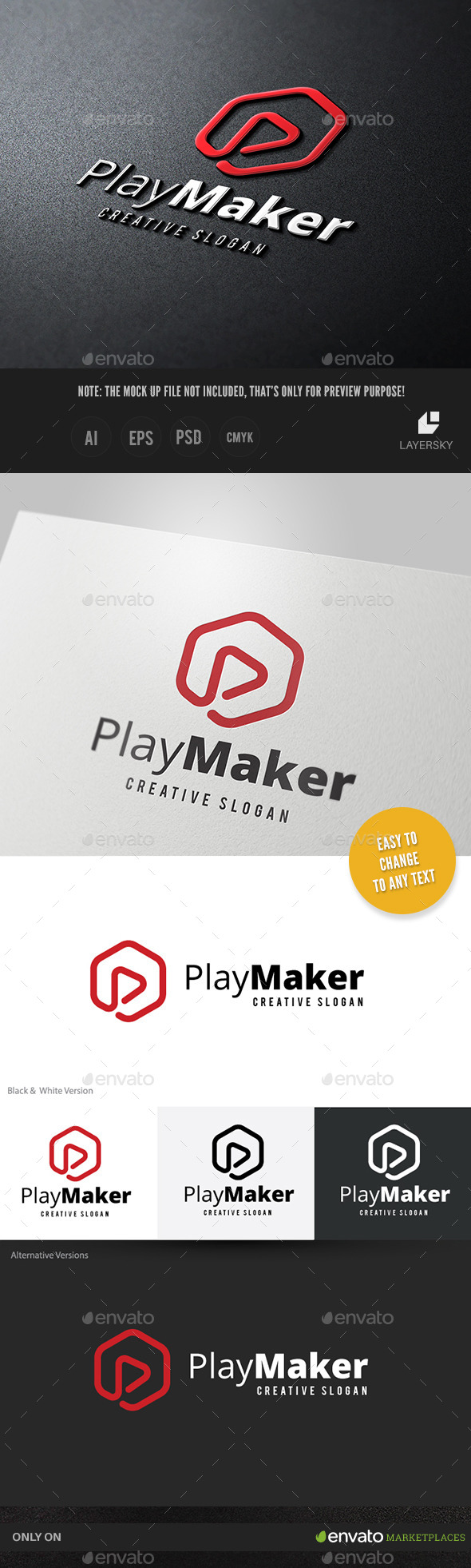 GraphicRiver Play Maker 10994650 GraphicRiver Play Maker 10994650