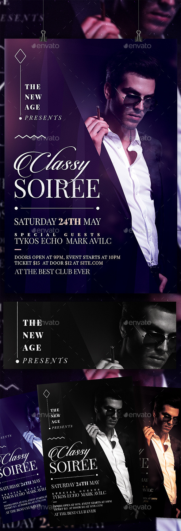 Classy Soiree Flyer (Clubs & Parties)