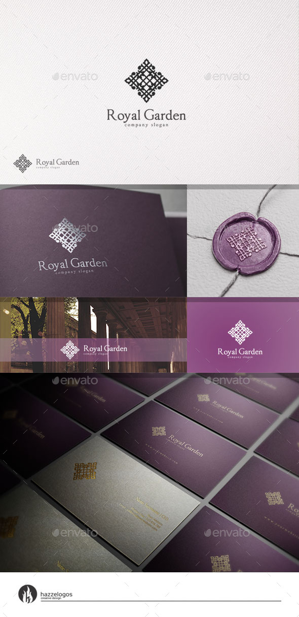 GraphicRiver Royal Garden Logo 10995257 GraphicRiver Royal Garden Logo 10995257