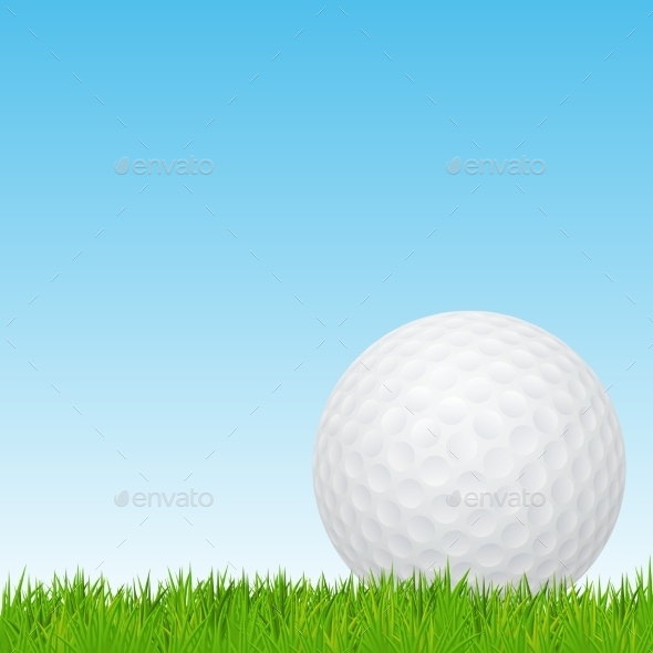 GraphicRiver Golf Ball on Green Grass 10996875 GraphicRiver Golf Ball on Green Grass 10996875
