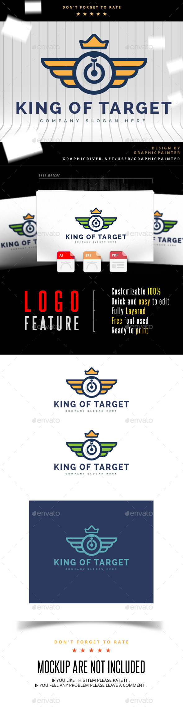 GraphicRiver King Of Target 10997505 GraphicRiver King Of Target 10997505