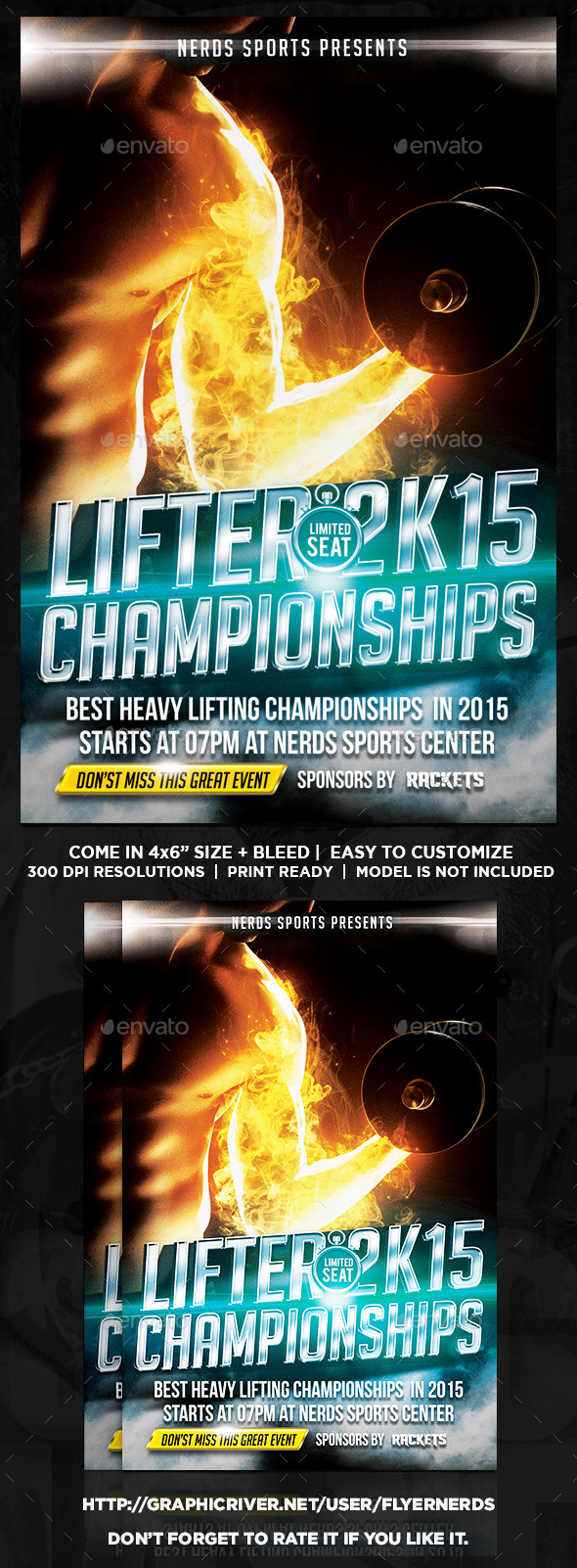 GraphicRiver Lifter 2K15 Championships Sports Flyer 10997798 GraphicRiver Lifter 2K15 Championships Sports Flyer 10997798