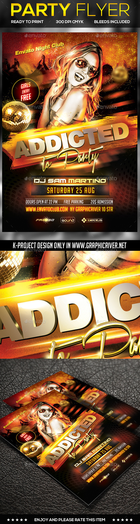GraphicRiver Party Flyer 10998038 GraphicRiver Party Flyer 10998038