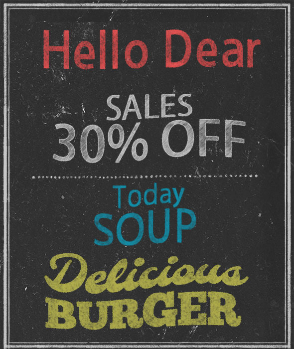 GraphicRiver The Colorful Chalk PS Style 10998261 GraphicRiver The Colorful Chalk PS Style 10998261