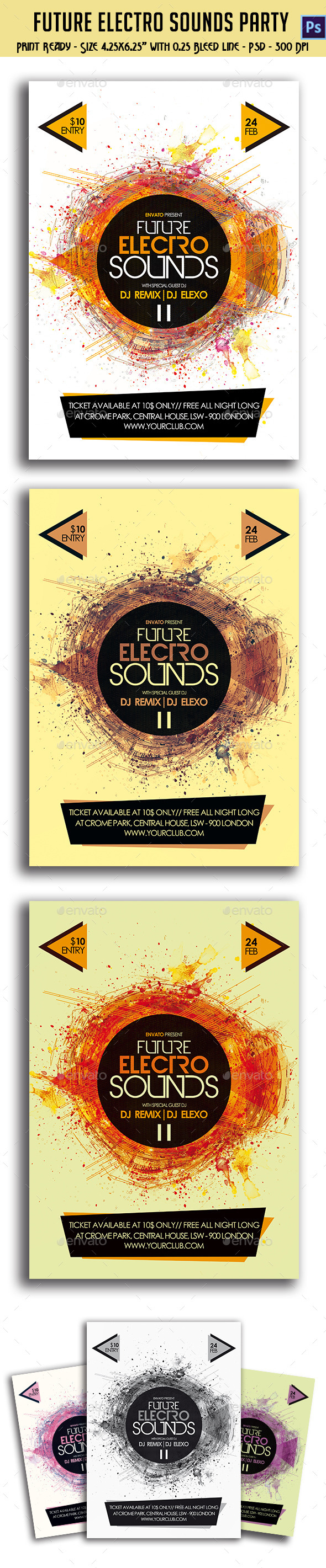 GraphicRiver Future Electro Sounds Party Party Flyer 10998348 GraphicRiver Future Electro Sounds Party Party Flyer 10998348
