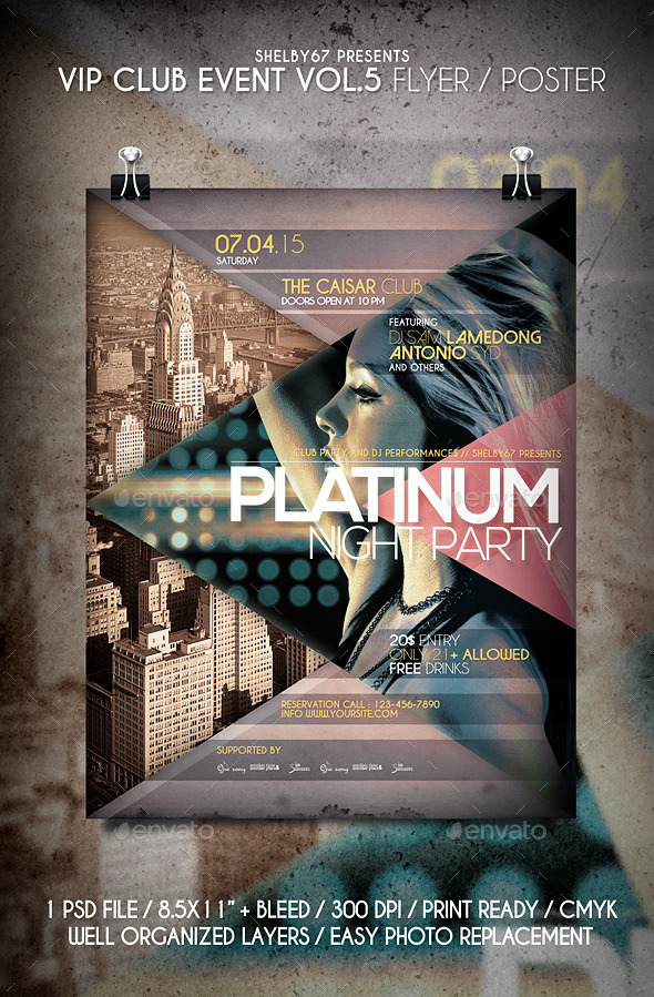 GraphicRiver VIP Club Event Flyer Poster Vol 5 11000013 GraphicRiver VIP Club Event Flyer Poster Vol 5 11000013