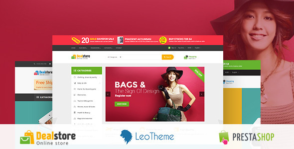 Deal Store Responsive Prestashop Theme