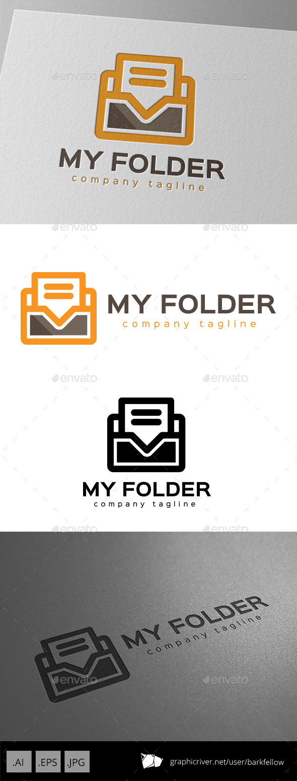 GraphicRiver My Folder Logo Design 11000314 GraphicRiver My Folder Logo Design 11000314