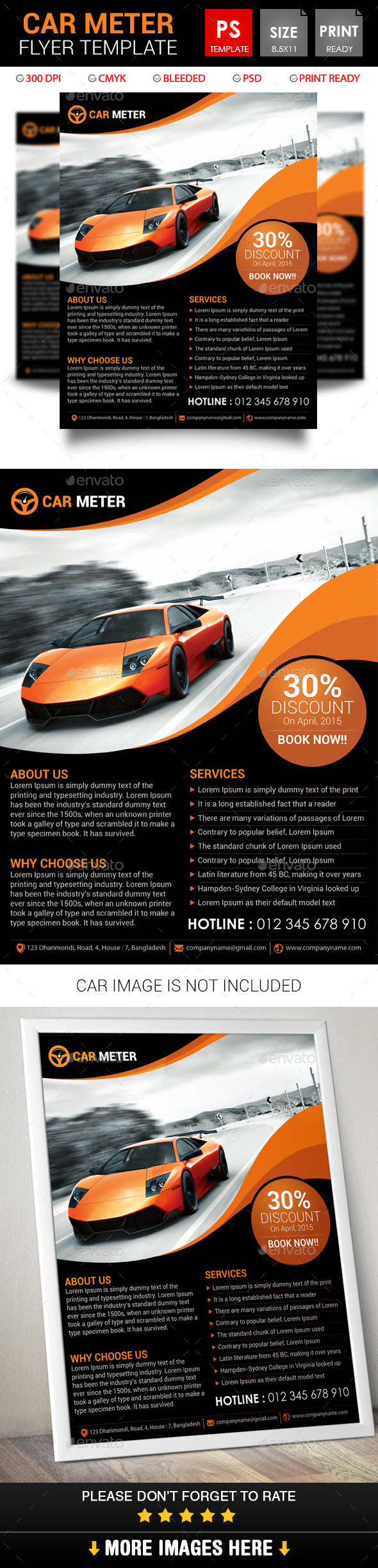 GraphicRiver Car Meter Flyer Template 10951445 GraphicRiver Car Meter Flyer Template 10951445