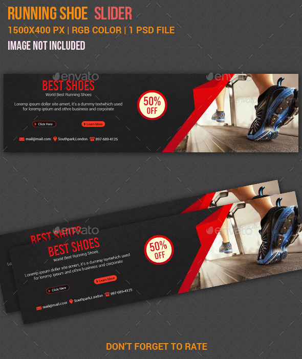 GraphicRiver Running Shoes Slider 11000585 GraphicRiver Running Shoes Slider 11000585