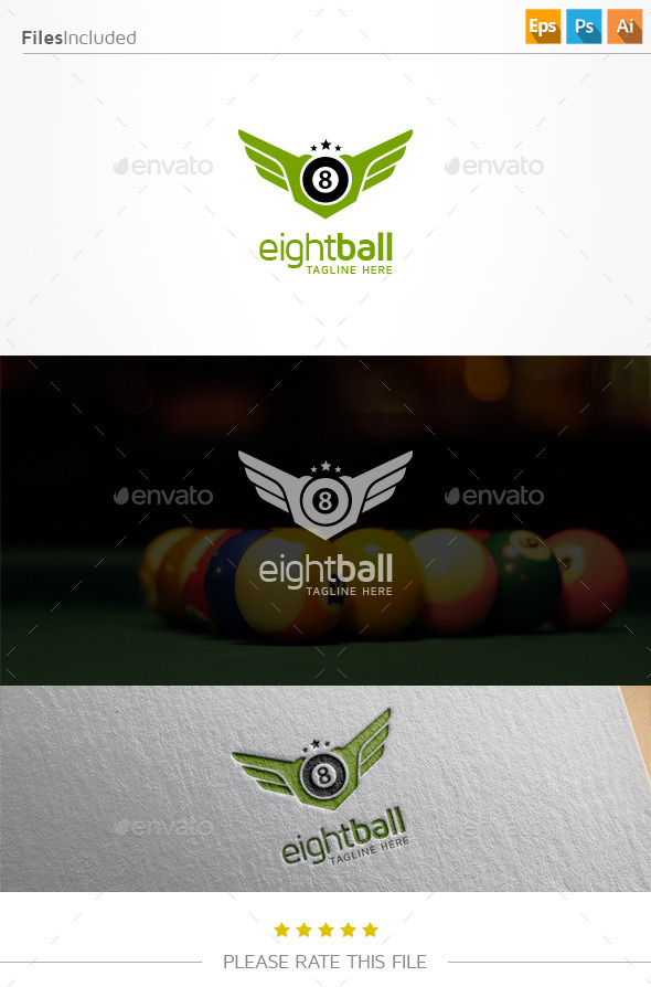 GraphicRiver Billiard Logo 11000789 GraphicRiver Billiard Logo 11000789
