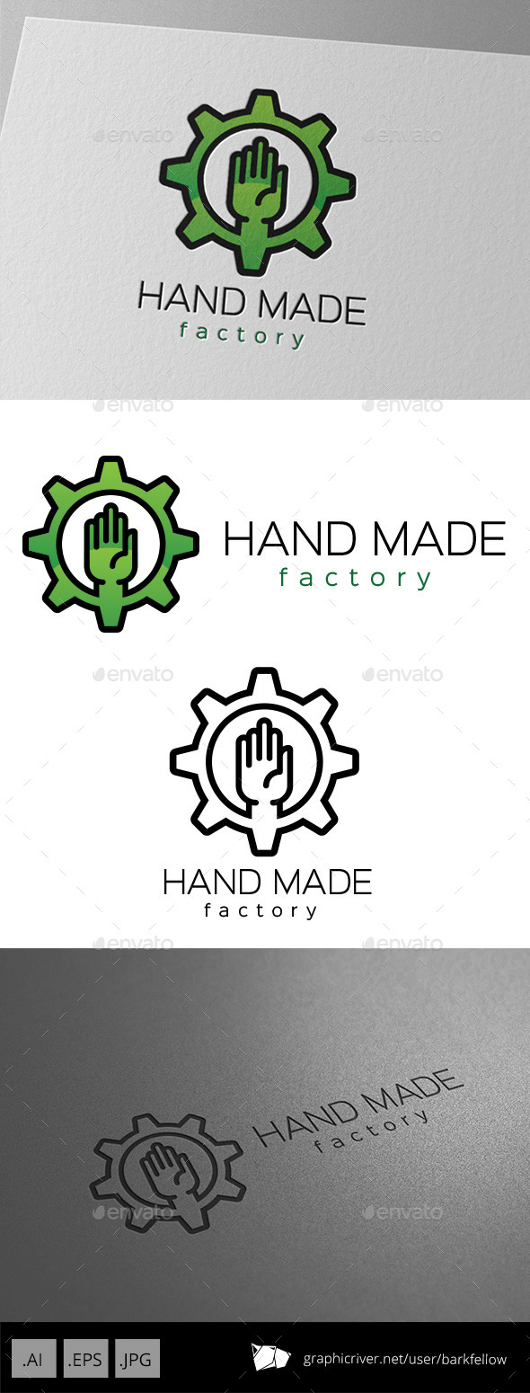 GraphicRiver Hand Made Industry Logo Design 11000878 GraphicRiver Hand Made Industry Logo Design 11000878