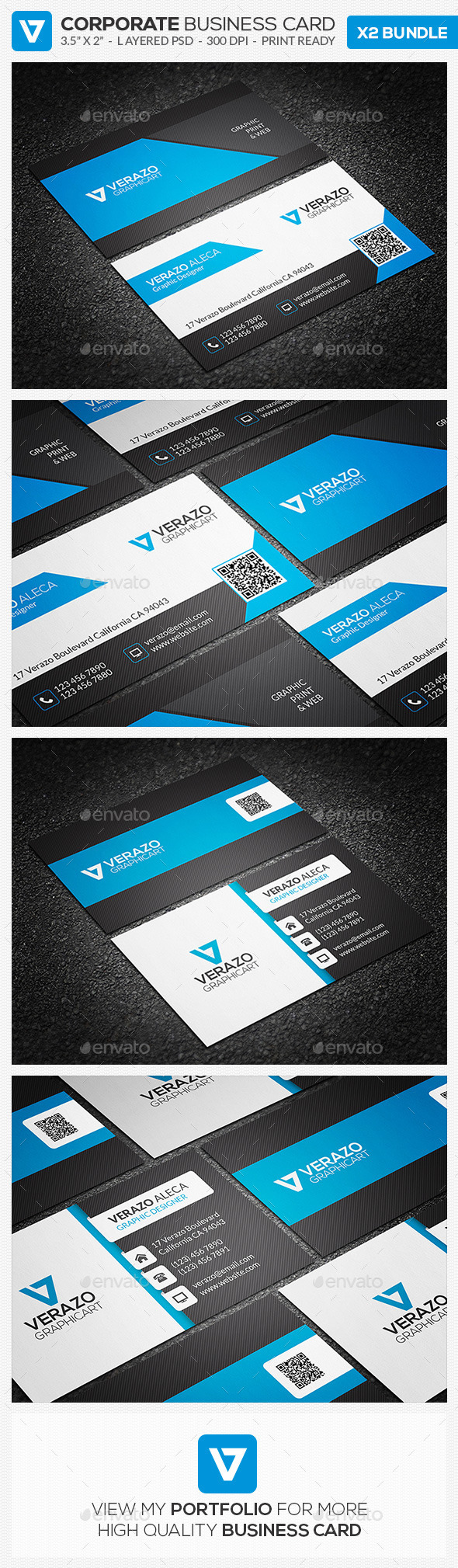 Business Card Bundle 17 (Corporate)