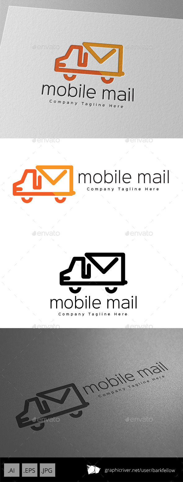 GraphicRiver Mobile Mail Service Logo Design 11001321 GraphicRiver Mobile Mail Service Logo Design 11001321