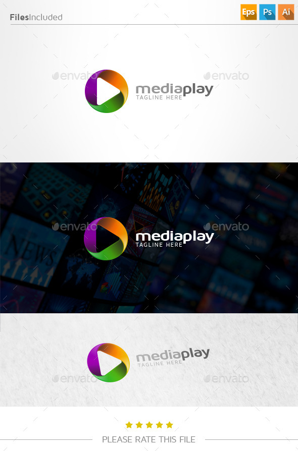 GraphicRiver Media Logo 11001385 GraphicRiver Media Logo 11001385