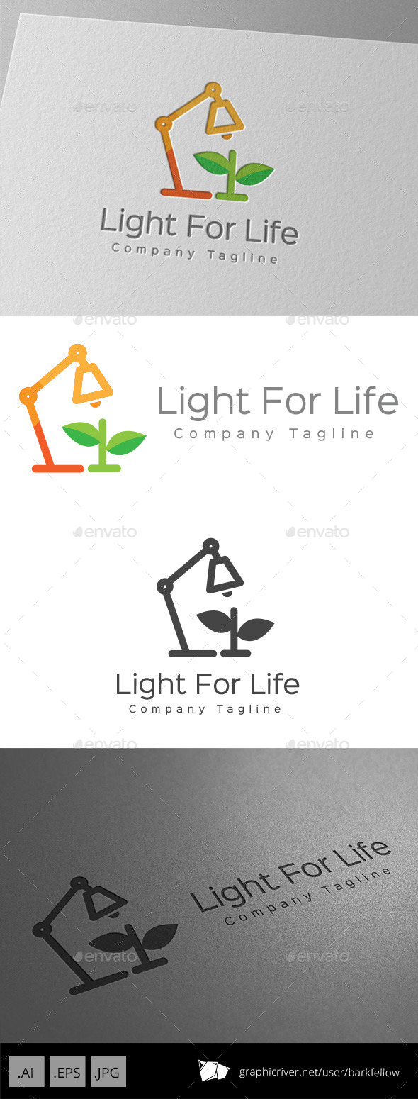 GraphicRiver Light For Life Logo Design 11001501 GraphicRiver Light For Life Logo Design 11001501