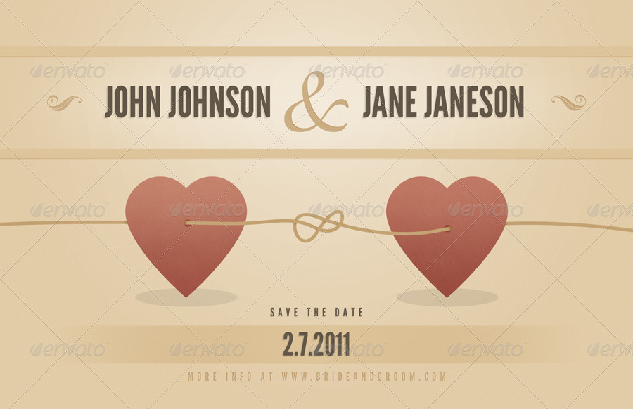 Wedding Announcement Graphics vintage wedding announcement template by jackrugile Wedding Announcement Graphics vintage wedding announcement template by jackrugile