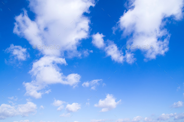 blue sky with cloud closeup (Misc) Photo Download