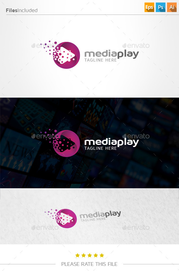 GraphicRiver Media Logo 11002561 GraphicRiver Media Logo 11002561