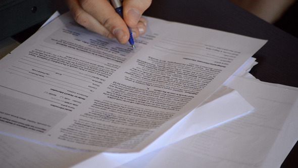 Checking The Paperwork Checking The Paperwork