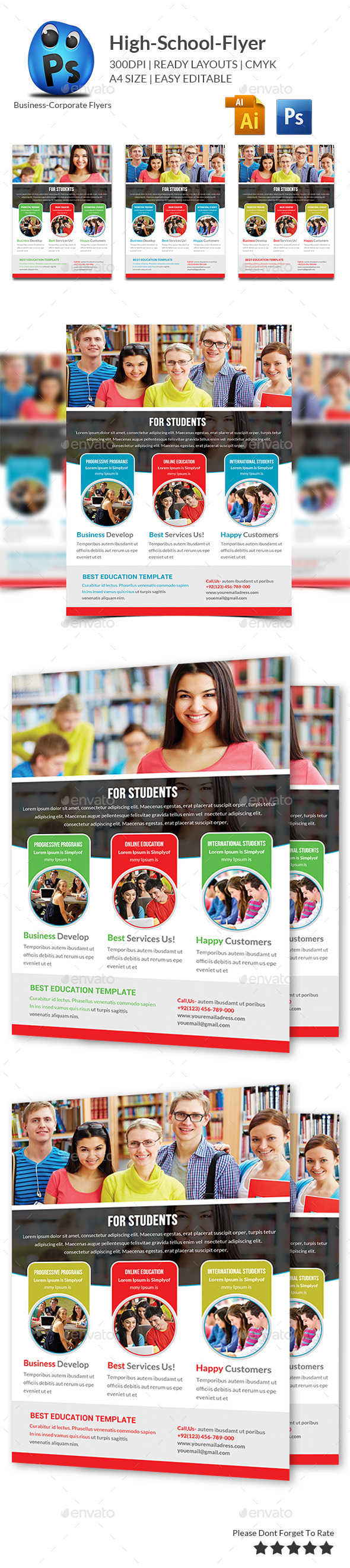 GraphicRiver Junior School Education Flyer Template 11003548 GraphicRiver Junior School Education Flyer Template 11003548
