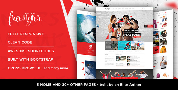 FreeStyler - Retina Parallax Responsive Template