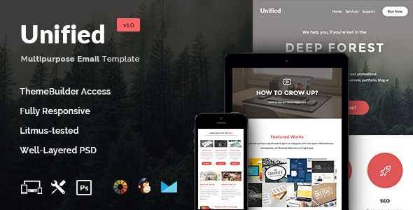 ThemeForest Unified E-Newsletter Template & Builder Access 11004136 ThemeForest Unified E-Newsletter Template & Builder Access 11004136